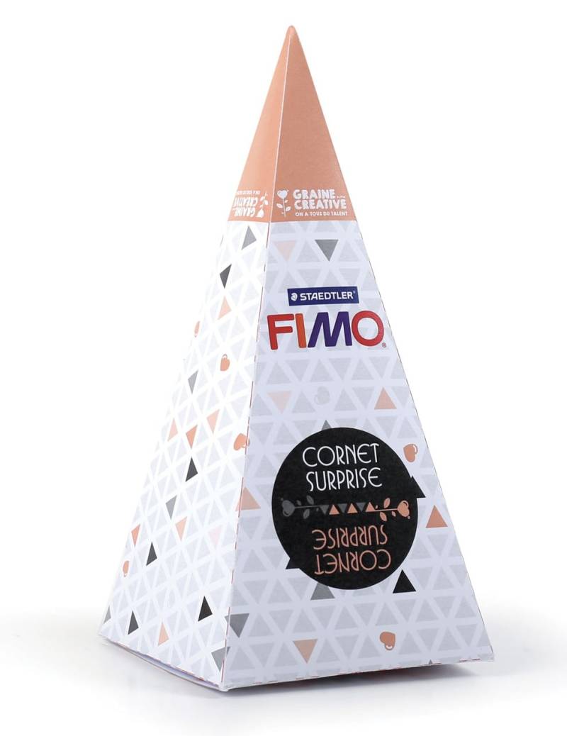 Oranges Fimo Einhorn Überraschungstüte 17x7cm Modellierset von GRAINES CREATIVES