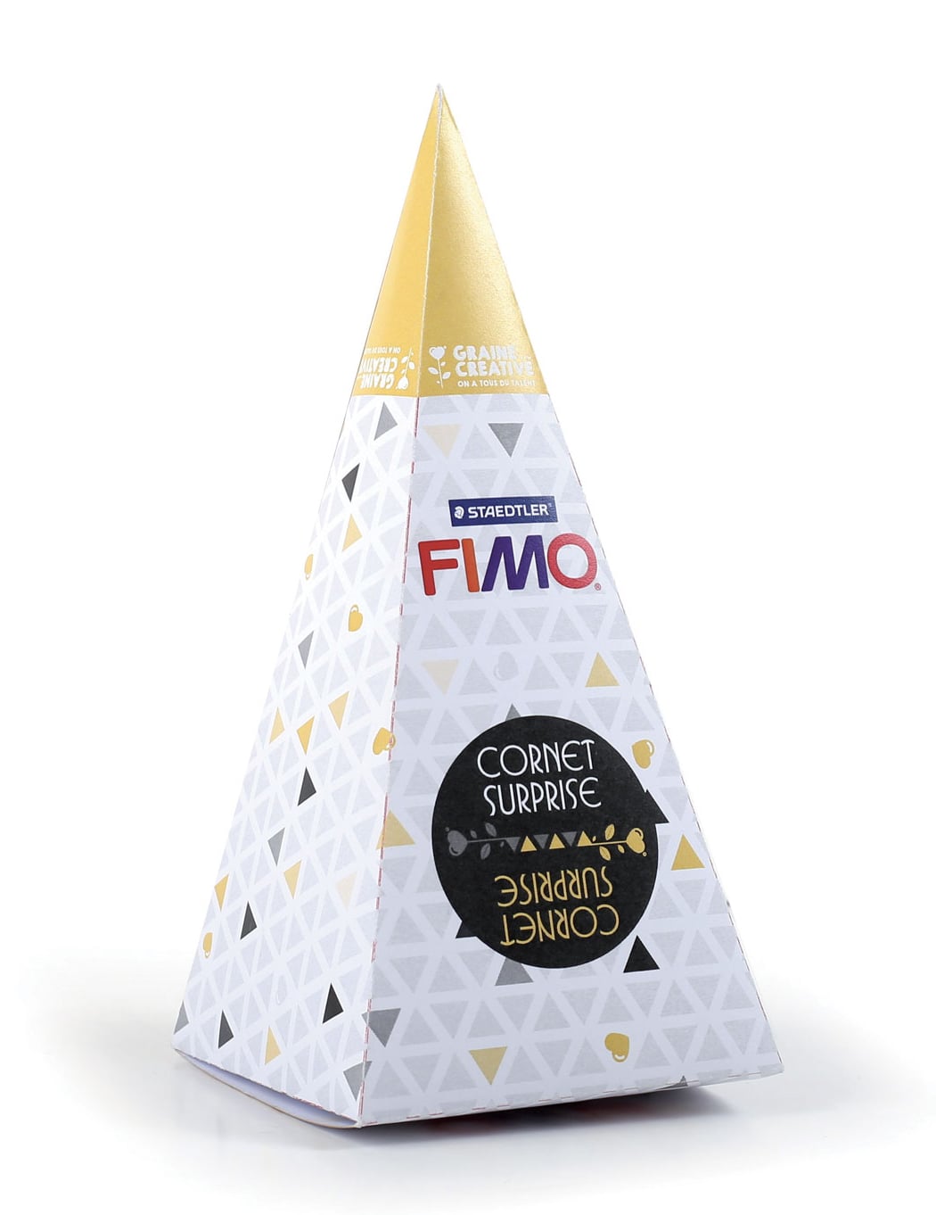 Überraschungstüte Gelb Fimo Qualle 17 x 7 cm Kreativ-Set Magnete von GRAINES CREATIVES