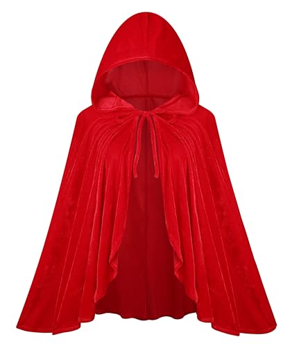 GRAJTCIN Rotkäppchen Cape Kostüm für Damen Reinrot M GRAJTCIN Rotkäppchen Cape Kostüm für Damen Reinrot M von GRAJTCIN