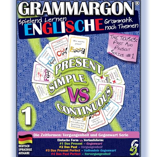GRAMMARGON®: Englisch Lernspiel & Kartenspiel – Spielerisch Grammatik Lernen mit Spaß | Perfekt für Unterricht, Selbstlerner & Ab 10 Jahren | Anfänger bis Fortgeschrittene (A1 - C2) von GRAMMARGON