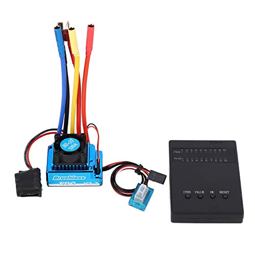 GRARRO 1:10 Auto 120A Wasserdicht Bürstenlos Esc + Programm Karten Kombination Einzelheiten, für 1/10 Rc Auto von GRARRO