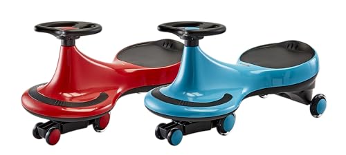 GRAVICITY, Swing Car, Kinderfahrzeug Indoor & Outdoor geeignet, Wackelauto, Rutschauto mit LED Rädern, Ride-on Fahrzeug ohne Pedale, Schaukelauto, Spielzeugauto, Wiggle Car von GRAVICITY