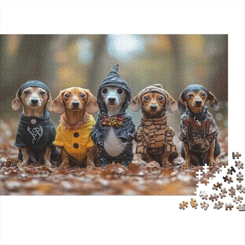 Holz-Puzzle 1000 Teile Erwachsene - 75x50 cm Realistische Welpen-Szene - Herausforderndes Premium-Spiel Für Puzzle-Experten Holz-Puzzle 1000 Teile Erwachsene - 75x50 cm Realistische Welpen-Szene - Herausforderndes Premium-Spiel Für Puzzle-Experten von GRBASNDOU