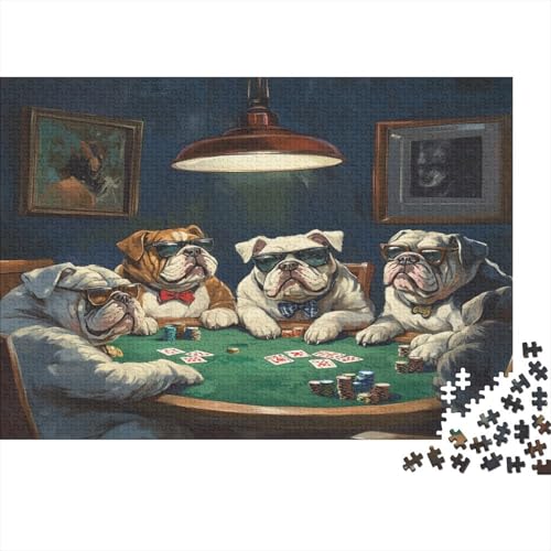 Holz-Puzzle 1000 Teile Erwachsene - 75x50 cm Realistische Welpen-Szene - Herausforderndes Premium-Spiel Für Puzzle-Experten Holz-Puzzle 1000 Teile Erwachsene - 75x50 cm Realistische Welpen-Szene - Herausforderndes Premium-Spiel Für Puzzle-Experten von GRBASNDOU