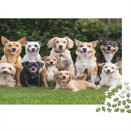 Holz-Puzzle 1000 Teile Erwachsene - 75x50 cm Realistische Welpen-Szene - Herausforderndes Premium-Spiel Für Puzzle-Experten Holz-Puzzle 1000 Teile Erwachsene - 75x50 cm Realistische Welpen-Szene - Herausforderndes Premium-Spiel Für Puzzle-Experten von GRBASNDOU