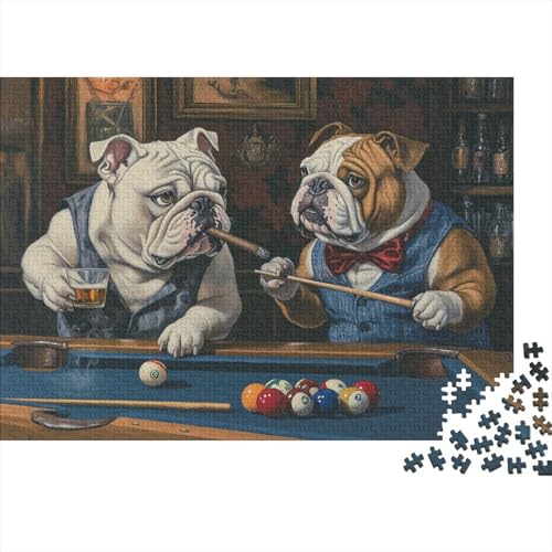 Holz-Puzzle 1000 Teile Erwachsene - 75x50 cm Realistische Welpen-Szene - Herausforderndes Premium-Spiel Für Puzzle-Experten Holz-Puzzle 1000 Teile Erwachsene - 75x50 cm Realistische Welpen-Szene - Herausforderndes Premium-Spiel Für Puzzle-Experten von GRBASNDOU