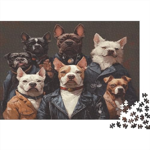 Holz-Puzzle 1000 Teile Erwachsene - 75x50 cm Realistische Welpen-Szene - Herausforderndes Premium-Spiel Für Puzzle-Experten Holz-Puzzle 1000 Teile Erwachsene - 75x50 cm Realistische Welpen-Szene - Herausforderndes Premium-Spiel Für Puzzle-Experten von GRBASNDOU