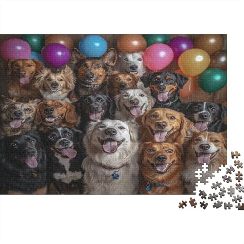 Holz-Puzzle 1000 Teile Erwachsene - 75x50 cm Realistische Welpen-Szene - Herausforderndes Premium-Spiel Für Puzzle-Experten Holz-Puzzle 1000 Teile Erwachsene - 75x50 cm Realistische Welpen-Szene - Herausforderndes Premium-Spiel Für Puzzle-Experten von GRBASNDOU