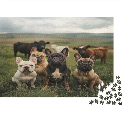 Holz-Puzzle Für Erwachsene 1000 Teile - Realistisches Hunde-Motiv 75x50 cm - Premium XXL Puzzle Mit Einzigartigem Schnitt - Herausforderndes Denkspiel Für Erwachsene Holz-Puzzle Für Erwachsene 1000 Teile - Realistisches Hunde-Motiv 75x50 cm - Premium XXL Puzzle Mit Einzigartigem Schnitt - Herausforderndes Denkspiel Für Erwachsene von GRBASNDOU