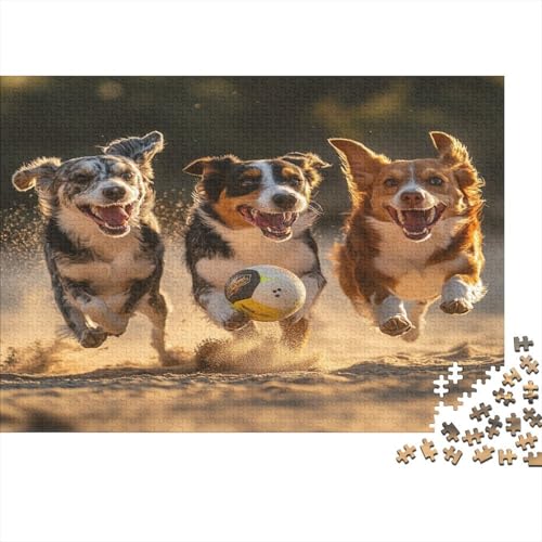 Holz-Puzzle Für Erwachsene 1000 Teile - Realistisches Hunde-Motiv 75x50 cm - Premium XXL Puzzle Mit Einzigartigem Schnitt - Herausforderndes Denkspiel Für Erwachsene Holz-Puzzle Für Erwachsene 1000 Teile - Realistisches Hunde-Motiv 75x50 cm - Premium XXL Puzzle Mit Einzigartigem Schnitt - Herausforderndes Denkspiel Für Erwachsene von GRBASNDOU