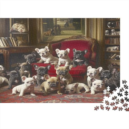 Holz-Puzzle Für Erwachsene 1000 Teile - Realistisches Hunde-Motiv 75x50 cm - Premium XXL Puzzle Mit Einzigartigem Schnitt - Herausforderndes Denkspiel Für Erwachsene Holz-Puzzle Für Erwachsene 1000 Teile - Realistisches Hunde-Motiv 75x50 cm - Premium XXL Puzzle Mit Einzigartigem Schnitt - Herausforderndes Denkspiel Für Erwachsene von GRBASNDOU