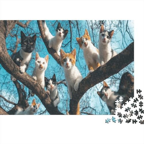 Premium 1000 Teile Puzzle Für Katzenliebhaber | 75x50 cm XXL-Format Erwachsenenpuzzle | Kreatives Challenge-Spiel Ab 14 Jahren Premium 1000 Teile Puzzle Für Katzenliebhaber | 75x50 cm XXL-Format Erwachsenenpuzzle | Kreatives Challenge-Spiel Ab 14 Jahren von GRBASNDOU