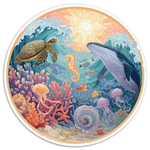 Puzzle 1000 Pièces Adulte Mer Tropicale - Plongez Dans Un Paradis Marin Avec Ce Puzzle 1000 Pièces. Design Vibrant, Pièces Durables Et Assemblage Facile. Idéal Pour Les Amateurs De Détente Et De Créat von GRBASNDOU