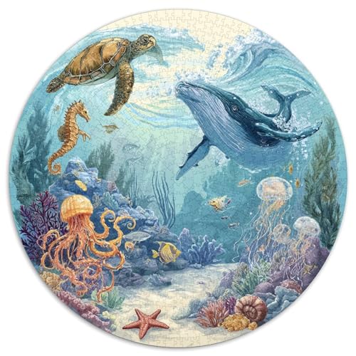 Puzzle 1000 Pièces Adulte Monde Marin Mystérieux - Plongez Dans L’océan Avec Ce Puzzle 1000 Pièces. Design Réaliste, Pièces De Qualité Et Défis Adaptés Aux Adultes. Idéal Pour Les Amateurs De Puzzles von GRBASNDOU