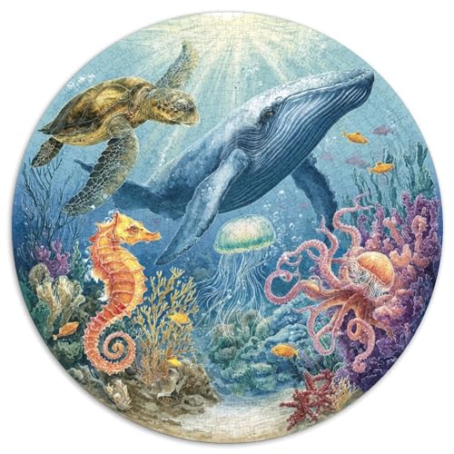 Puzzle 1000 Pièces Adulte Monde Marin Mystérieux - Plongez Dans L’océan Avec Ce Puzzle 1000 Pièces. Design Réaliste, Pièces De Qualité Et Défis Adaptés Aux Adultes. Idéal Pour Les Amateurs De Puzzles von GRBASNDOU