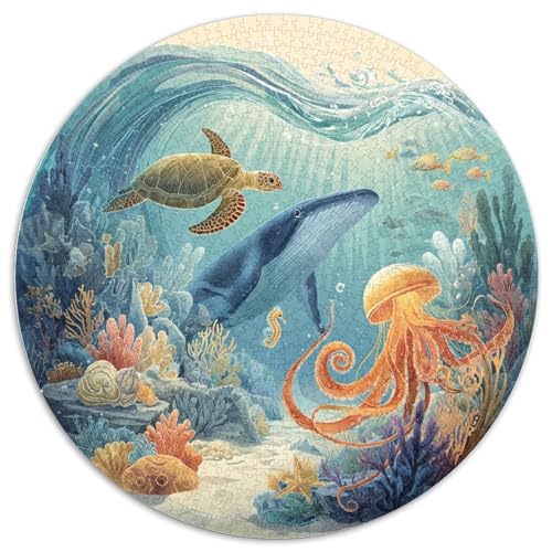 Puzzle 1000 Pièces Adulte Monde Marin Mystérieux - Plongez Dans L’océan Avec Ce Puzzle 1000 Pièces. Design Réaliste, Pièces De Qualité Et Défis Adaptés Aux Adultes. Idéal Pour Les Amateurs De Puzzles von GRBASNDOU