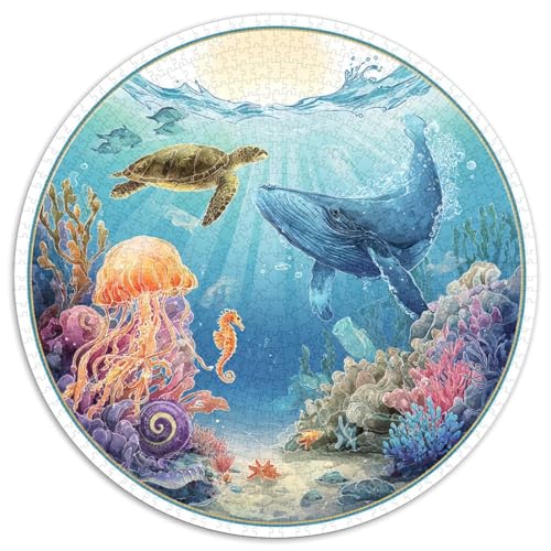 Puzzle 1000 Pièces Adulte Monde Marin - Plongez Dans Une Aventure Sous-marine Captivante Avec Ce Puzzle 1000 Pièces. Design Vibrant Avec Poissons, Coraux Et Baleines. Idéal Pour Les Passionnés De Natu Puzzle 1000 Pièces Adulte Monde Marin - Plongez Dans Une Aventure Sous-marine Captivante Avec Ce Puzzle 1000 Pièces. Design Vibrant Avec Poissons, Coraux Et Baleines. Idéal Pour Les Passionnés De Natu von GRBASNDOU
