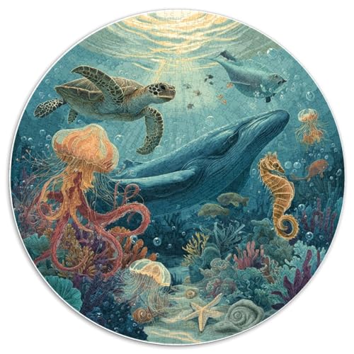 Puzzle 1000 Pièces Adulte Océan Et Créatures - Plongez Dans L’Univers Marin Avec Ce Puzzle 1000 Pièces. Design Détaillé, Pièces Durables Et Assemblage Stimulant. Idéal Pour Les Amateurs De Nature Puzzle 1000 Pièces Adulte Océan Et Créatures - Plongez Dans L’Univers Marin Avec Ce Puzzle 1000 Pièces. Design Détaillé, Pièces Durables Et Assemblage Stimulant. Idéal Pour Les Amateurs De Nature von GRBASNDOU