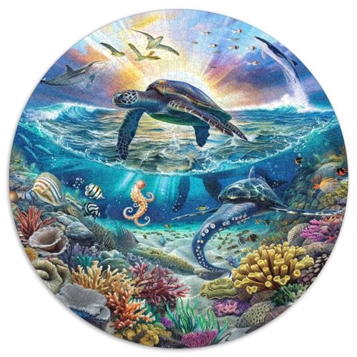 Puzzle 1000 Pièces Adulte Océan Et Créatures - Plongez Dans L’Univers Marin Avec Ce Puzzle 1000 Pièces. Design Détaillé, Pièces Durables Et Assemblage Stimulant. Idéal Pour Les Amateurs De Nature von GRBASNDOU