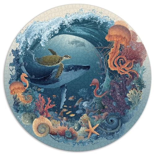 Puzzle 1000 Pièces Adulte Océan Et Créatures - Plongez Dans L’Univers Marin Avec Ce Puzzle 1000 Pièces. Design Détaillé, Pièces Durables Et Assemblage Stimulant. Idéal Pour Les Amateurs De Nature Puzzle 1000 Pièces Adulte Océan Et Créatures - Plongez Dans L’Univers Marin Avec Ce Puzzle 1000 Pièces. Design Détaillé, Pièces Durables Et Assemblage Stimulant. Idéal Pour Les Amateurs De Nature von GRBASNDOU