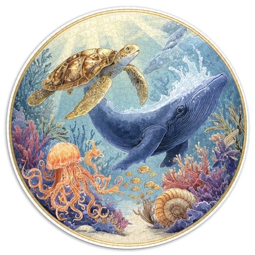 Puzzle 1000 Pièces Adulte Océan Et Créatures - Plongez Dans L’Univers Marin Avec Ce Puzzle 1000 Pièces. Design Détaillé, Pièces Durables Et Assemblage Stimulant. Idéal Pour Les Amateurs De Nature Puzzle 1000 Pièces Adulte Océan Et Créatures - Plongez Dans L’Univers Marin Avec Ce Puzzle 1000 Pièces. Design Détaillé, Pièces Durables Et Assemblage Stimulant. Idéal Pour Les Amateurs De Nature von GRBASNDOU