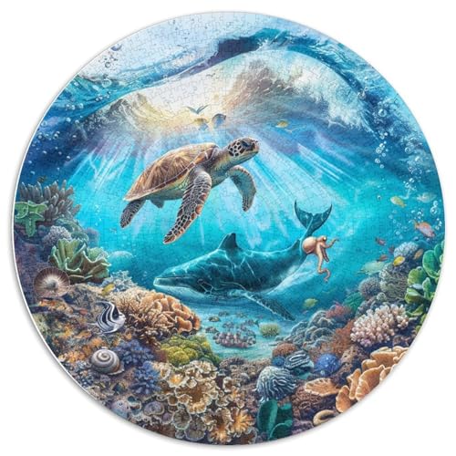 Puzzle 1000 Pièces Adulte Océan Et Créatures - Plongez Dans L’Univers Marin Avec Ce Puzzle 1000 Pièces. Design Détaillé, Pièces Durables Et Assemblage Stimulant. Idéal Pour Les Amateurs De Nature von GRBASNDOU