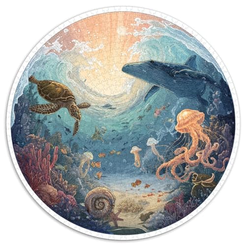 Puzzle 1000 Pièces Adulte Océan Et Créatures - Plongez Dans L’Univers Marin Avec Ce Puzzle 1000 Pièces. Design Détaillé, Pièces Durables Et Assemblage Stimulant. Idéal Pour Les Amateurs De Nature Puzzle 1000 Pièces Adulte Océan Et Créatures - Plongez Dans L’Univers Marin Avec Ce Puzzle 1000 Pièces. Design Détaillé, Pièces Durables Et Assemblage Stimulant. Idéal Pour Les Amateurs De Nature von GRBASNDOU