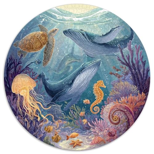Puzzle 1000 Pièces Adulte Océan Profond - Découvrez Les Abysses Avec Ce Puzzle 1000 Pièces. Conçu Pour Les Amateurs De Défis, Ce Casse-tête Offre Un Rendu Réaliste Et UNE Expérience Immersive von GRBASNDOU