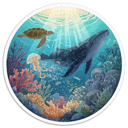 Puzzle 1000 Teile Erwachsene Unterwasserwelt Hochwertige Meeresleben-Motive Mit Korallenriffen Und Bunten Fischen. Herausfordernde Puzzle Für Erwachsene Zum Entspannen Und Konzentrieren. Familienfreun Puzzle 1000 Teile Erwachsene Unterwasserwelt Hochwertige Meeresleben-Motive Mit Korallenriffen Und Bunten Fischen. Herausfordernde Puzzle Für Erwachsene Zum Entspannen Und Konzentrieren. Familienfreun von GRBASNDOU