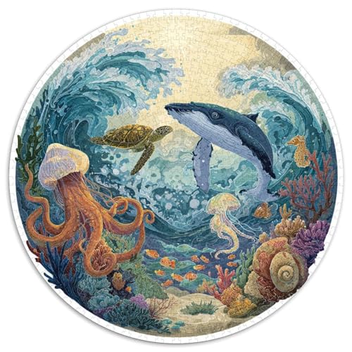 Puzzle 1000 Teile Erwachsene Unterwasserwelt Hochwertige Meeresleben-Motive Mit Korallenriffen Und Bunten Fischen. Herausfordernde Puzzle Für Erwachsene Zum Entspannen Und Konzentrieren. Familienfreun Puzzle 1000 Teile Erwachsene Unterwasserwelt Hochwertige Meeresleben-Motive Mit Korallenriffen Und Bunten Fischen. Herausfordernde Puzzle Für Erwachsene Zum Entspannen Und Konzentrieren. Familienfreun von GRBASNDOU