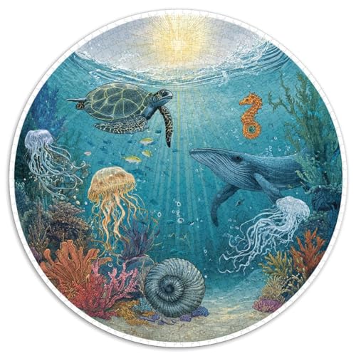 Puzzle 1000 Teile Erwachsene Unterwasserwelt Hochwertige Meeresleben-Motive Mit Korallenriffen Und Bunten Fischen. Herausfordernde Puzzle Für Erwachsene Zum Entspannen Und Konzentrieren. Familienfreun Puzzle 1000 Teile Erwachsene Unterwasserwelt Hochwertige Meeresleben-Motive Mit Korallenriffen Und Bunten Fischen. Herausfordernde Puzzle Für Erwachsene Zum Entspannen Und Konzentrieren. Familienfreun von GRBASNDOU