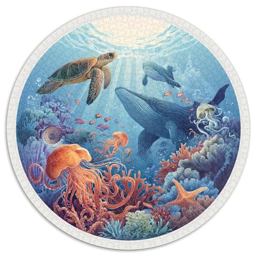 Puzzle 1000 Teile Erwachsene Unterwasserwelt Hochwertige Meeresleben-Motive Mit Korallenriffen Und Bunten Fischen. Herausfordernde Puzzle Für Erwachsene Zum Entspannen Und Konzentrieren. Familienfreun Puzzle 1000 Teile Erwachsene Unterwasserwelt Hochwertige Meeresleben-Motive Mit Korallenriffen Und Bunten Fischen. Herausfordernde Puzzle Für Erwachsene Zum Entspannen Und Konzentrieren. Familienfreun von GRBASNDOU