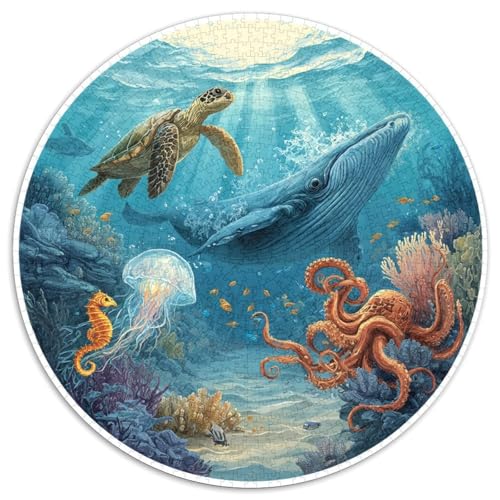 Puzzle 1000 Teile Erwachsene Unterwasserwelt Hochwertige Meeresleben-Motive Mit Korallenriffen Und Bunten Fischen. Herausfordernde Puzzle Für Erwachsene Zum Entspannen Und Konzentrieren. Familienfreun Puzzle 1000 Teile Erwachsene Unterwasserwelt Hochwertige Meeresleben-Motive Mit Korallenriffen Und Bunten Fischen. Herausfordernde Puzzle Für Erwachsene Zum Entspannen Und Konzentrieren. Familienfreun von GRBASNDOU
