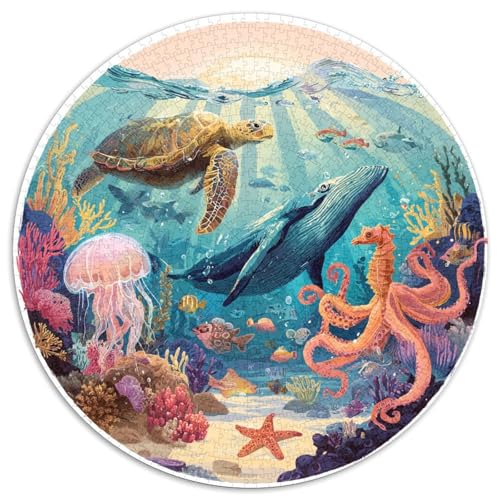 Puzzle 1000 Teile Erwachsene Unterwasserwelt Hochwertige Meeresleben-Motive Mit Korallenriffen Und Bunten Fischen. Herausfordernde Puzzle Für Erwachsene Zum Entspannen Und Konzentrieren. Familienfreun Puzzle 1000 Teile Erwachsene Unterwasserwelt Hochwertige Meeresleben-Motive Mit Korallenriffen Und Bunten Fischen. Herausfordernde Puzzle Für Erwachsene Zum Entspannen Und Konzentrieren. Familienfreun von GRBASNDOU