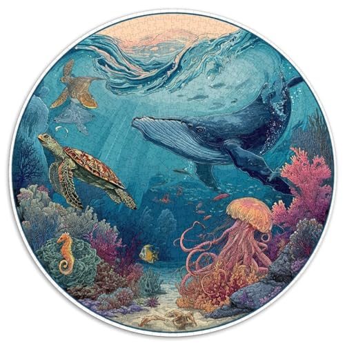 Puzzle 1000 Teile Erwachsene Unterwasserwelt Hochwertige Meeresleben-Motive Mit Korallenriffen Und Bunten Fischen. Herausfordernde Puzzle Für Erwachsene Zum Entspannen Und Konzentrieren. Familienfreun Puzzle 1000 Teile Erwachsene Unterwasserwelt Hochwertige Meeresleben-Motive Mit Korallenriffen Und Bunten Fischen. Herausfordernde Puzzle Für Erwachsene Zum Entspannen Und Konzentrieren. Familienfreun von GRBASNDOU