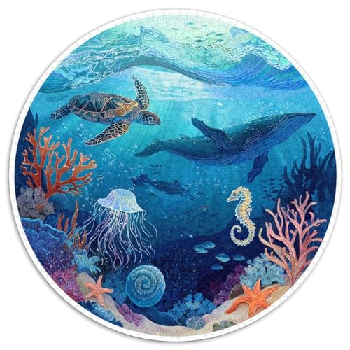 Puzzle 1000 Teile Erwachsene Unterwasserwelt Hochwertige Meeresleben-Motive Mit Korallenriffen Und Bunten Fischen. Herausfordernde Puzzle Für Erwachsene Zum Entspannen Und Konzentrieren. Familienfreun Puzzle 1000 Teile Erwachsene Unterwasserwelt Hochwertige Meeresleben-Motive Mit Korallenriffen Und Bunten Fischen. Herausfordernde Puzzle Für Erwachsene Zum Entspannen Und Konzentrieren. Familienfreun von GRBASNDOU