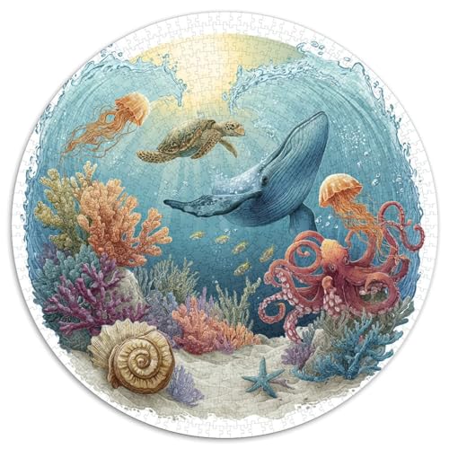 Puzzle 1000 Teile Erwachsene Unterwasserwelt Hochwertige Meeresleben-Motive Mit Korallenriffen Und Bunten Fischen. Herausfordernde Puzzle Für Erwachsene Zum Entspannen Und Konzentrieren. Familienfreun Puzzle 1000 Teile Erwachsene Unterwasserwelt Hochwertige Meeresleben-Motive Mit Korallenriffen Und Bunten Fischen. Herausfordernde Puzzle Für Erwachsene Zum Entspannen Und Konzentrieren. Familienfreun von GRBASNDOU