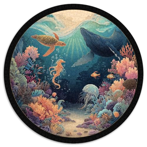 Puzzle 1000 Teile Erwachsene Unterwasserwelt Hochwertige Meeresleben-Motive Mit Korallenriffen Und Bunten Fischen. Herausfordernde Puzzle Für Erwachsene Zum Entspannen Und Konzentrieren. Familienfreun Puzzle 1000 Teile Erwachsene Unterwasserwelt Hochwertige Meeresleben-Motive Mit Korallenriffen Und Bunten Fischen. Herausfordernde Puzzle Für Erwachsene Zum Entspannen Und Konzentrieren. Familienfreun von GRBASNDOU