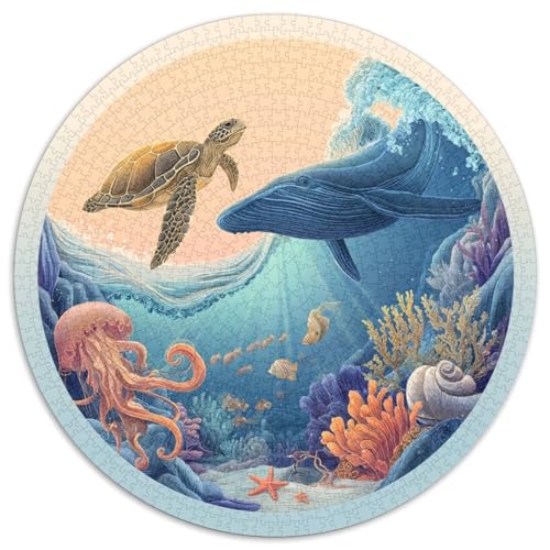 Puzzle 1000 Teile Erwachsene Unterwasserwelt Hochwertige Meeresleben-Motive Mit Korallenriffen Und Bunten Fischen. Herausfordernde Puzzle Für Erwachsene Zum Entspannen Und Konzentrieren. Familienfreun Puzzle 1000 Teile Erwachsene Unterwasserwelt Hochwertige Meeresleben-Motive Mit Korallenriffen Und Bunten Fischen. Herausfordernde Puzzle Für Erwachsene Zum Entspannen Und Konzentrieren. Familienfreun von GRBASNDOU