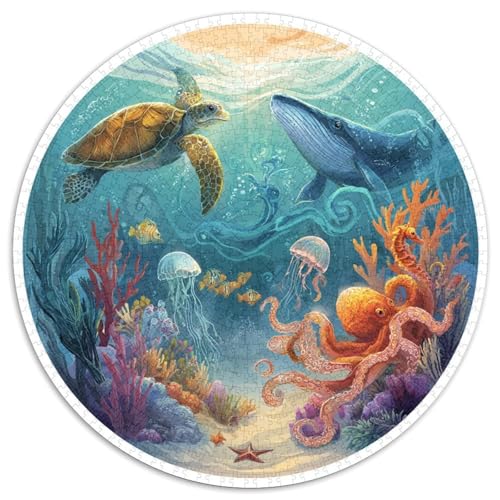 Puzzle 1000 Teile Erwachsene Unterwasserwelt Hochwertige Meeresleben-Motive Mit Korallenriffen Und Bunten Fischen. Herausfordernde Puzzle Für Erwachsene Zum Entspannen Und Konzentrieren. Familienfreun Puzzle 1000 Teile Erwachsene Unterwasserwelt Hochwertige Meeresleben-Motive Mit Korallenriffen Und Bunten Fischen. Herausfordernde Puzzle Für Erwachsene Zum Entspannen Und Konzentrieren. Familienfreun von GRBASNDOU