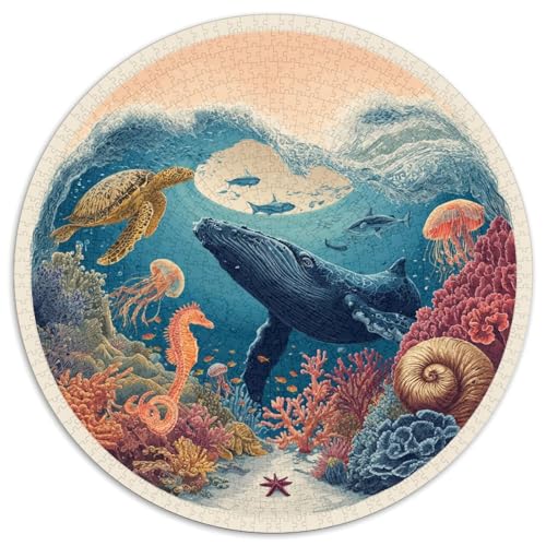 Puzzle 1000 Teile Erwachsene Unterwasserwelt Hochwertige Meeresleben-Motive Mit Korallenriffen Und Bunten Fischen. Herausfordernde Puzzle Für Erwachsene Zum Entspannen Und Konzentrieren. Familienfreun Puzzle 1000 Teile Erwachsene Unterwasserwelt Hochwertige Meeresleben-Motive Mit Korallenriffen Und Bunten Fischen. Herausfordernde Puzzle Für Erwachsene Zum Entspannen Und Konzentrieren. Familienfreun von GRBASNDOU