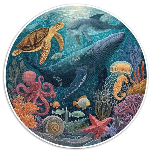 Puzzle 1000 Teile Erwachsene Unterwasserwelt Hochwertige Meeresleben-Motive Mit Korallenriffen Und Bunten Fischen. Herausfordernde Puzzle Für Erwachsene Zum Entspannen Und Konzentrieren. Familienfreun Puzzle 1000 Teile Erwachsene Unterwasserwelt Hochwertige Meeresleben-Motive Mit Korallenriffen Und Bunten Fischen. Herausfordernde Puzzle Für Erwachsene Zum Entspannen Und Konzentrieren. Familienfreun von GRBASNDOU