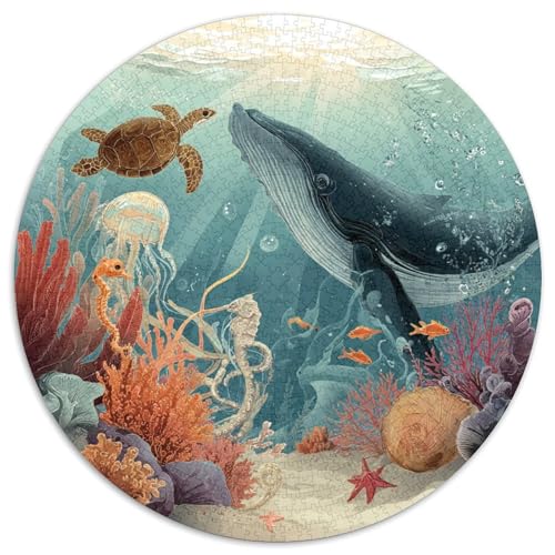 Puzzle Adulte 1000 Pièces Thème Nautique - Ce Puzzle 1000 Pièces Offre Un Aperçu Captivant des Fonds Marins. Parfait Pour Les Amateurs De Défis, De Détente Et De Loisirs Créatifs von GRBASNDOU