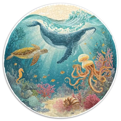 Puzzle Adulte 1000 Pièces Thème Nautique - Ce Puzzle 1000 Pièces Offre Un Aperçu Fascinant Des Fonds Marins. Qualité Exceptionnelle, Pièces Résistantes Et Design Coloré. Parfait Pour Les Passionnés D’ von GRBASNDOU