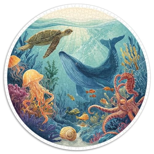 Puzzle Adulte 1000 Pièces Thème Océanique - Ce Puzzle 1000 Pièces En Haute Qualité Représente Un Univers Marin Coloré. Parfait Pour Les Amateurs De Loisirs Créatifs, La Détente Et Les Jeux En Famille Puzzle Adulte 1000 Pièces Thème Océanique - Ce Puzzle 1000 Pièces En Haute Qualité Représente Un Univers Marin Coloré. Parfait Pour Les Amateurs De Loisirs Créatifs, La Détente Et Les Jeux En Famille von GRBASNDOU