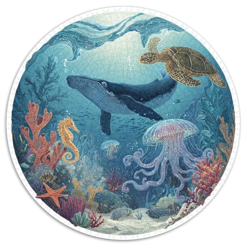 Puzzle Adulte 1000 Pièces Thème Océanique - Ce Puzzle 1000 Pièces En Haute Qualité Représente Un Univers Marin Coloré. Parfait Pour Les Amateurs De Loisirs Créatifs, La Détente Et Les Jeux En Famille Puzzle Adulte 1000 Pièces Thème Océanique - Ce Puzzle 1000 Pièces En Haute Qualité Représente Un Univers Marin Coloré. Parfait Pour Les Amateurs De Loisirs Créatifs, La Détente Et Les Jeux En Famille von GRBASNDOU