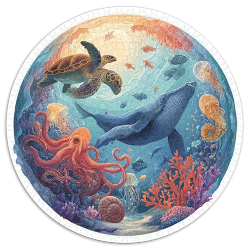 Puzzle Adulte 1000 Pièces Thème Océanique - Ce Puzzle 1000 Pièces En Haute Qualité Représente Un Univers Marin Coloré. Parfait Pour Les Amateurs De Loisirs Créatifs, La Détente Et Les Jeux En Famille Puzzle Adulte 1000 Pièces Thème Océanique - Ce Puzzle 1000 Pièces En Haute Qualité Représente Un Univers Marin Coloré. Parfait Pour Les Amateurs De Loisirs Créatifs, La Détente Et Les Jeux En Famille von GRBASNDOU