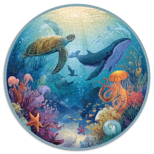 Puzzle Adulte 1000 Pièces Thème Océanique - Ce Puzzle 1000 Pièces En Haute Qualité Représente Un Univers Marin Coloré. Parfait Pour Les Amateurs De Loisirs Créatifs, La Détente Et Les Jeux En Famille Puzzle Adulte 1000 Pièces Thème Océanique - Ce Puzzle 1000 Pièces En Haute Qualité Représente Un Univers Marin Coloré. Parfait Pour Les Amateurs De Loisirs Créatifs, La Détente Et Les Jeux En Famille von GRBASNDOU