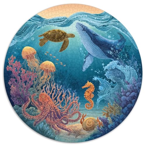 Puzzle Adulte 1000 Pièces Thème Poissons Et Coraux - Ce Puzzle 1000 Pièces Vous Emmène Dans Un Monde Sous-marin Vibrant. Parfait Pour Les Amateurs D’Art, De Nature Et De Loisirs Intellectuels von GRBASNDOU