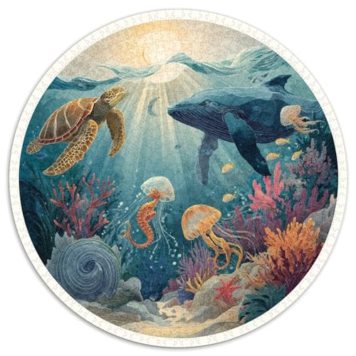 Puzzle Classique 1000 Pièces Thème Mer - Un Puzzle Adulte 1000 Pièces Qui Célèbre La Beauté Des Mers. Parfait Pour Les Amateurs De Loisirs, D’art Et De Détente. Détails Précieux Et Qualité Exceptionne von GRBASNDOU